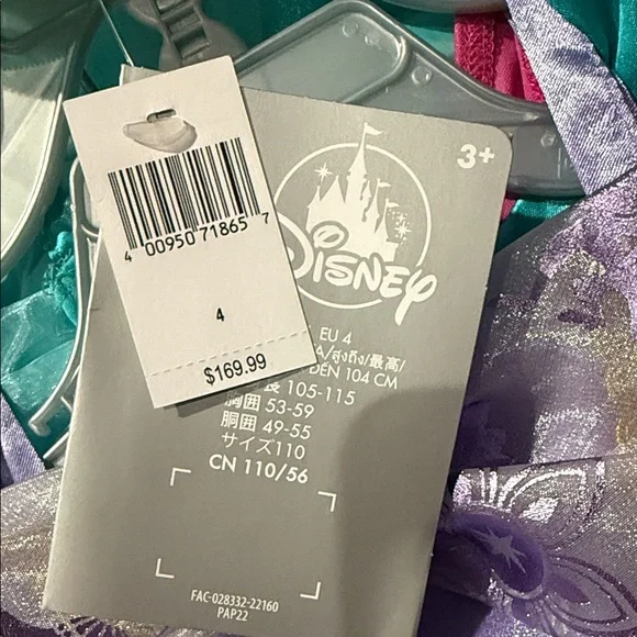 3 Disney Jasmine Princess Costumes and bag - Picture 3 of 6